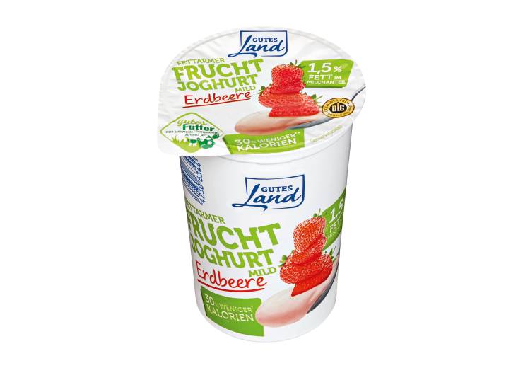 Gutes Land fettarmer Fruchtjoghurt,